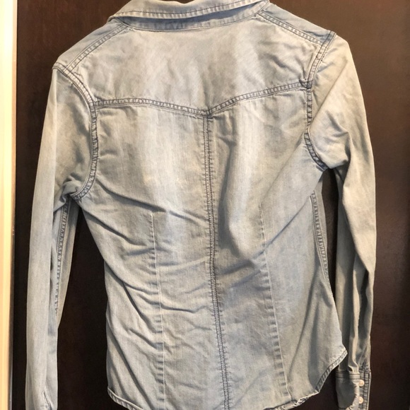 Denim Button Down Shirt - Picture 2 of 2